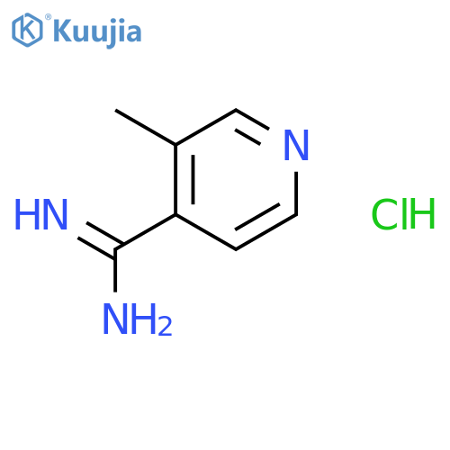 3-methyl-4-Pyridinecarboximidamide hydrochloride structure
