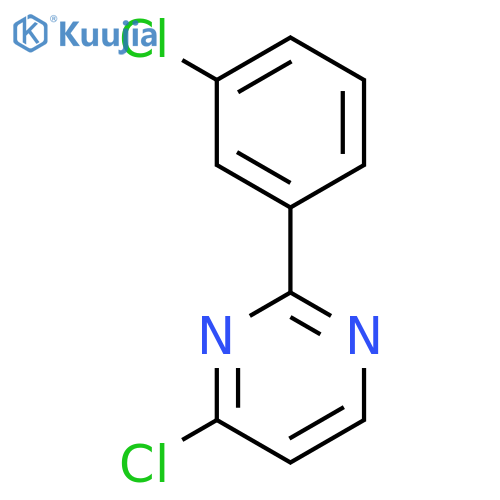 4-Chloro-2-(3-chlorophenyl)pyrimidine structure