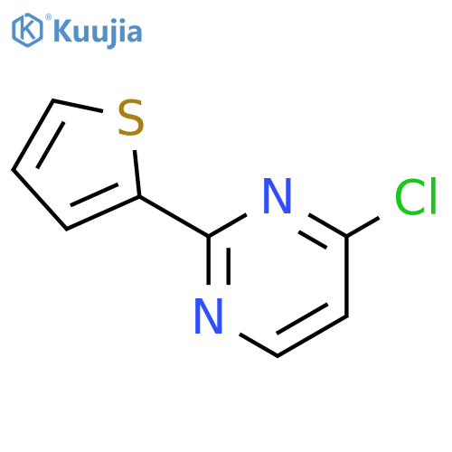 4-Chloro-2-(thiophen-2-yl)pyrimidine structure