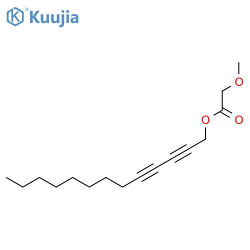 2,4-tridecadiynyl methoxyacetate structure