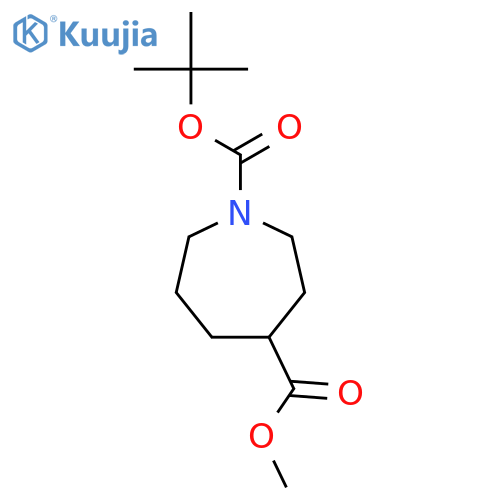 1-tert-butyl 4-methyl azepane-1,4-dicarboxylate structure