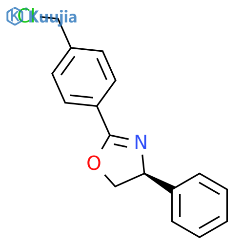 Oxazole, 2-[4-(chloromethyl)phenyl]-4,5-dihydro-4-phenyl-, (4S)- structure