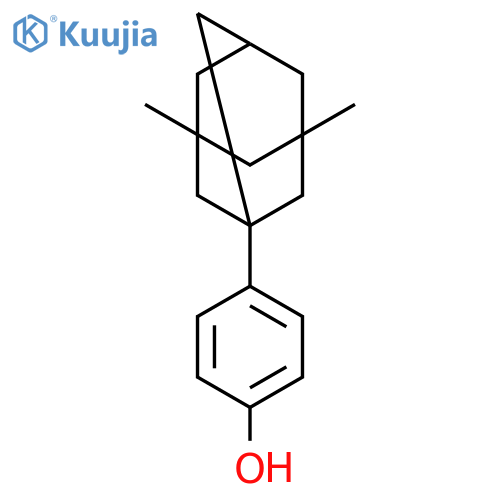 4-(3,5-Dimethyl-1-adamantyl)phenol structure