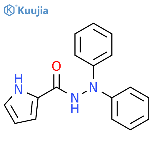 N’,N’-Diphenyl-1H-pyrrole-2-carbohydrazide structure