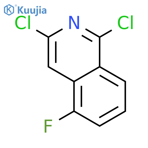 1,3-dichloro-5-fluoroisoQuinoline structure