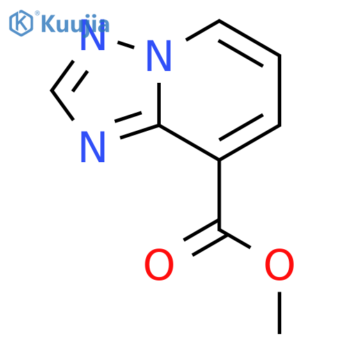 Methyl [1,2,4]triazolo[1,5-a]pyridine-8-carboxylate structure