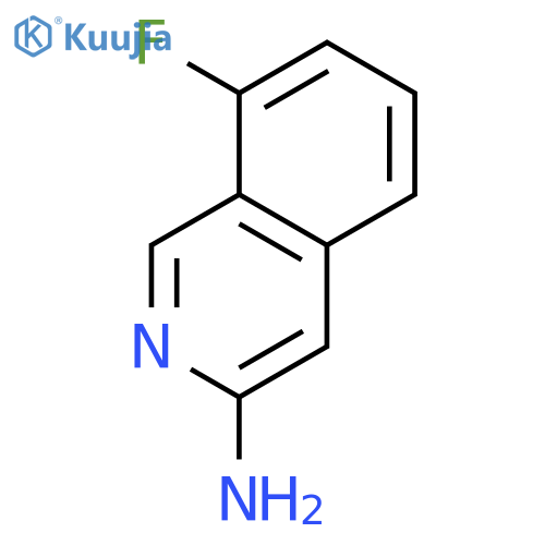 8-fluoroisoquinolin-3-amine structure