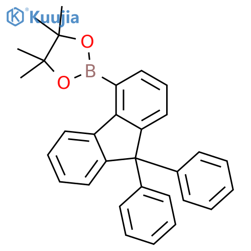 2-(9,9-Diphenyl-9h-Fluoren-4-Yl)-4,4,5,5-Tetramethyl-1,3,2-Dioxaborolane structure