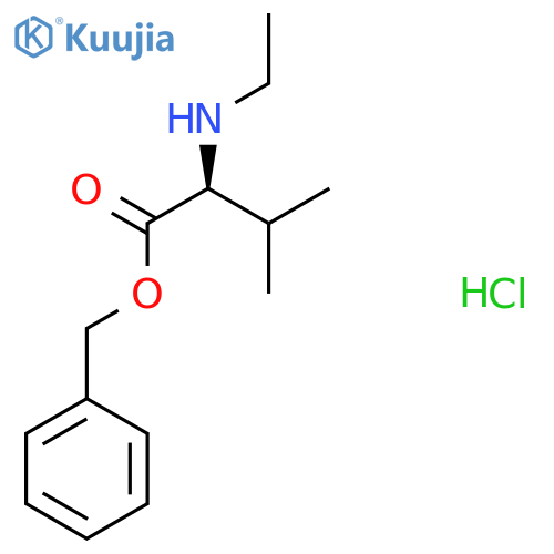 Benzyl ethyl-L-valinate hydrochloride structure