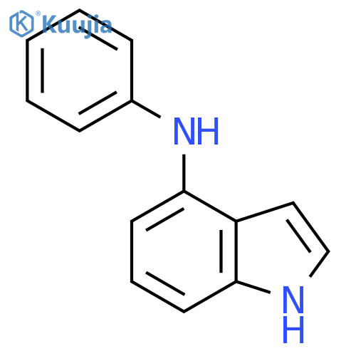 N-phenyl-1H-indol-4-amine structure