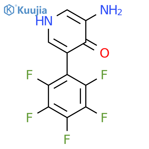 3-Amino-4-Hydroxy-5-(perfluorophenyl)pyridine structure
