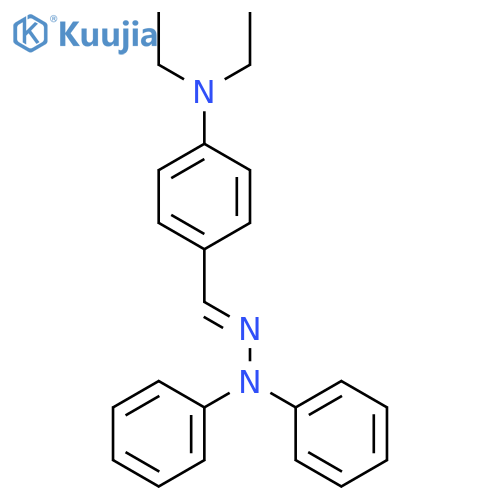 4-(Diethylamino)benzaldehyde diphenylhydrazone structure