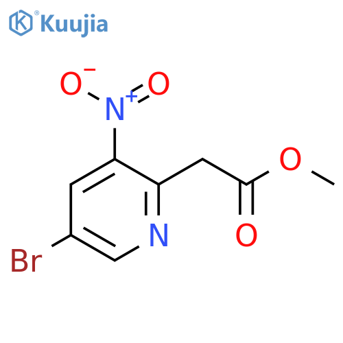 Methyl 2-(5-bromo-3-nitropyridin-2-yl)acetate structure