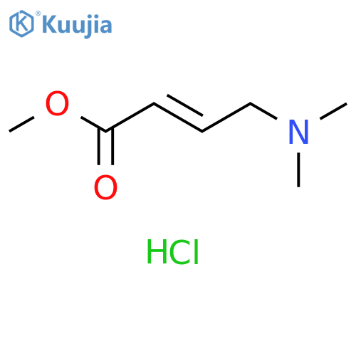 (E)-Methyl 4-(dimethylamino)but-2-enoate hydrochloride structure