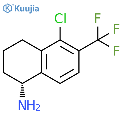 (1R)-5-CHLORO-6-(TRIFLUOROMETHYL)-1,2,3,4-TETRAHYDRONAPHTHYLAMINE structure