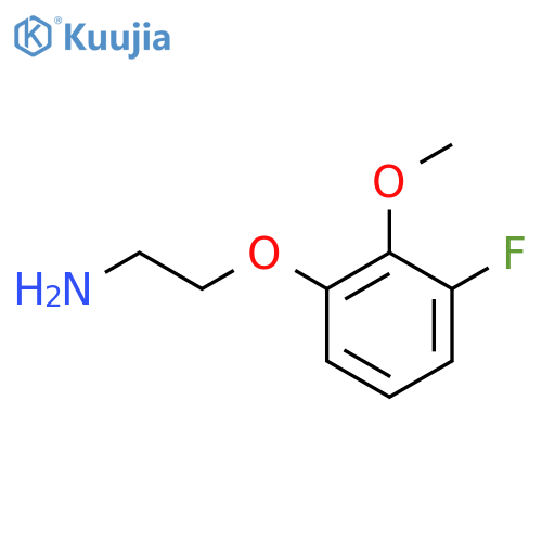 2-(3-fluoro-2-methoxyphenoxy)ethan-1-amine structure