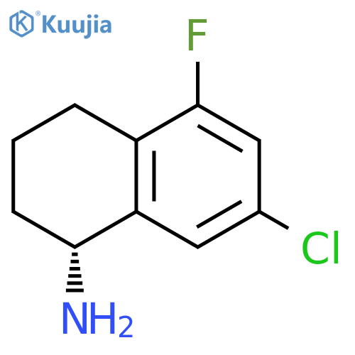 (1R)-7-CHLORO-5-FLUORO-1,2,3,4-TETRAHYDRONAPHTHYLAMINE structure