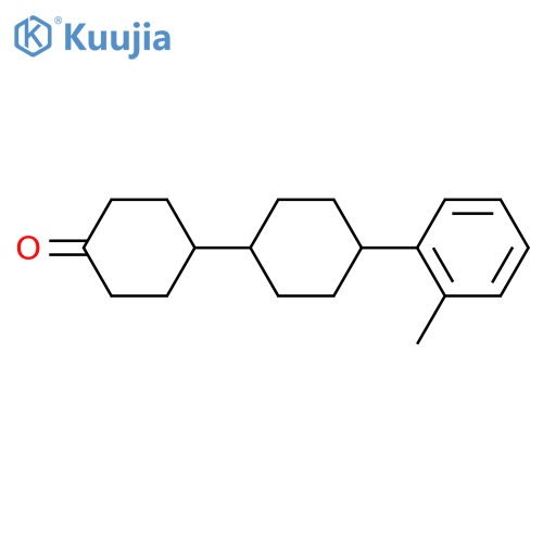 trans-4'-(p-Tolyl)-1,1'-Bi(cyclohexan)-4-one structure