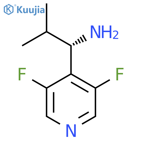 (S)-1-(3,5-DIFLUOROPYRIDIN-4-YL)-2-METHYLPROPAN-1-AMINE 2HCL structure