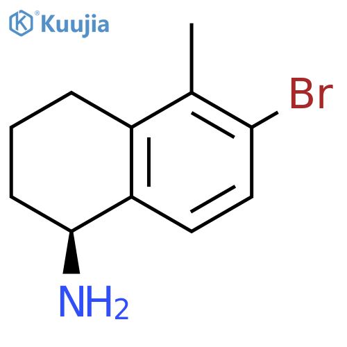 (1S)-6-BROMO-5-METHYL-1,2,3,4-TETRAHYDRONAPHTHYLAMINE structure
