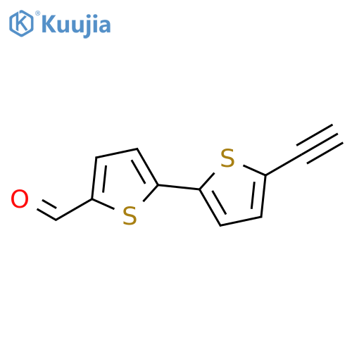 5'-Ethynyl[2,2'-bithiophene]-5-carbaldehyde structure