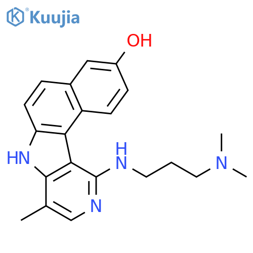 7H-Benzo[e]pyrido[4,3-b]indol-3-ol,11-[[3-(dimethylamino)propyl]amino]-8-methyl- structure