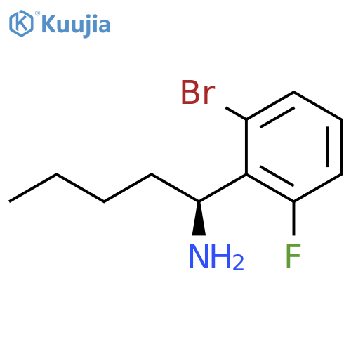 (1S)-1-(2-BROMO-6-FLUOROPHENYL)PENTYLAMINE structure