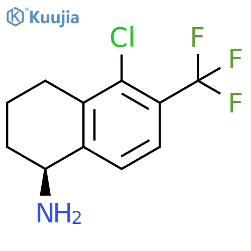 (1S)-5-CHLORO-6-(TRIFLUOROMETHYL)-1,2,3,4-TETRAHYDRONAPHTHYLAMINE structure