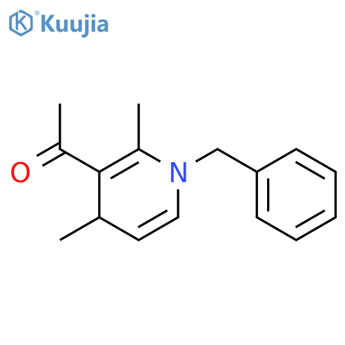 Ethanone, 1-[1,4-dihydro-2,4-dimethyl-1-(phenylmethyl)-3-pyridinyl]- structure