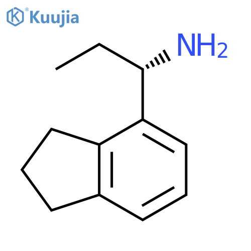 (1S)-1-INDAN-4-YLPROPYLAMINE structure