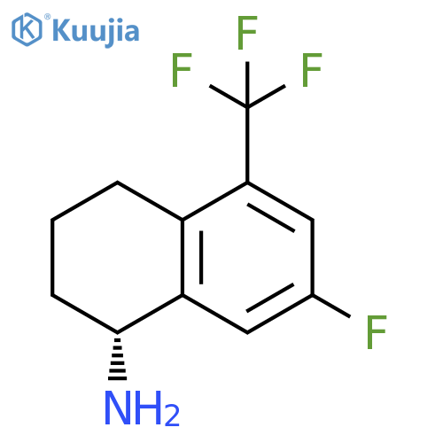 (1R)-7-FLUORO-5-(TRIFLUOROMETHYL)-1,2,3,4-TETRAHYDRONAPHTHYLAMINE structure