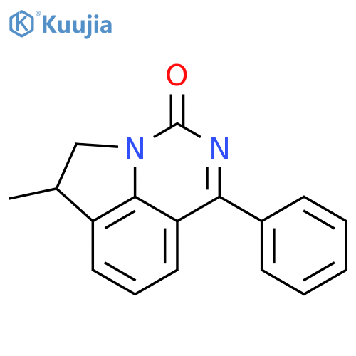 3H-Pyrrolo[3,2,1-ij]quinazolin-3-one,5,6-dihydro-6-methyl-1-phenyl- structure