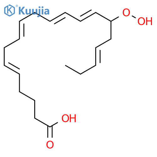 5,8,11,13,17-Eicosapentaenoicacid, 15-hydroperoxy-, (5Z,8Z,11Z,13E,15S,17Z)- structure