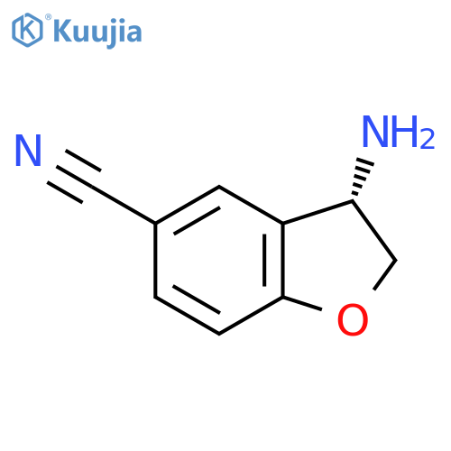 (3S)-3-Amino-2,3-dihydrobenzo[b]furan-5-carbonitrile structure