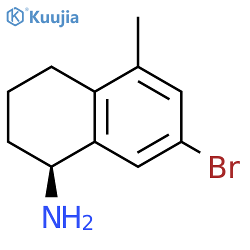 (1S)-7-BROMO-5-METHYL-1,2,3,4-TETRAHYDRONAPHTHYLAMINE structure