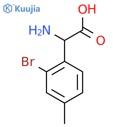 AMINO-(2-BROMO-4-METHYL-PHENYL)-ACETIC ACID structure