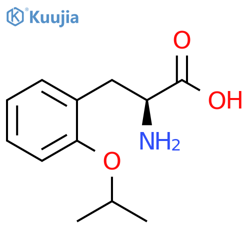 2-amino-3-2-(propan-2-yloxy)phenylpropanoic acid structure