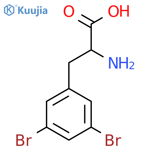 2-amino-3-(3,5-dibromophenyl)propanoic acid structure
