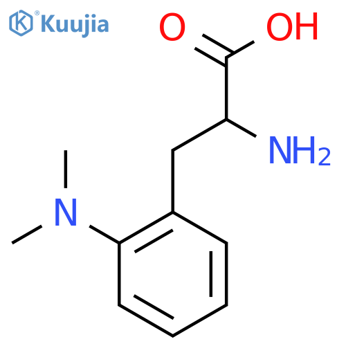 2-amino-3-2-(dimethylamino)phenylpropanoic acid structure