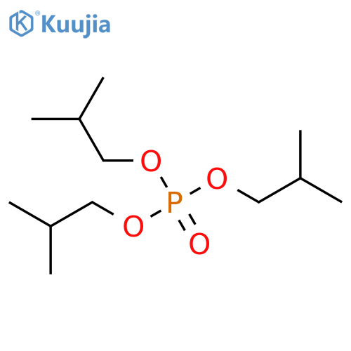 Phosphoric Acid Tris(2-methylpropyl) Ester structure