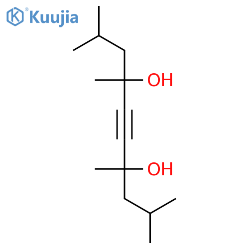 2,4,7,9-Tetramethyl-5-decyne-4,7-diol structure