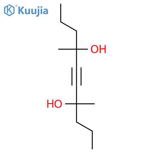 4,7-Dimethyl-5-decyn-4,7-diol structure