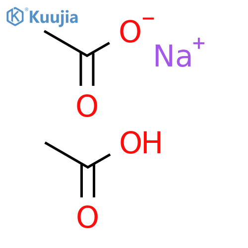 Sodium acetate structure