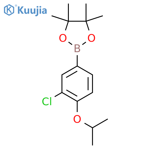 3-Choloro-4-isoproxyphenylboronic acid pinacol ester structure
