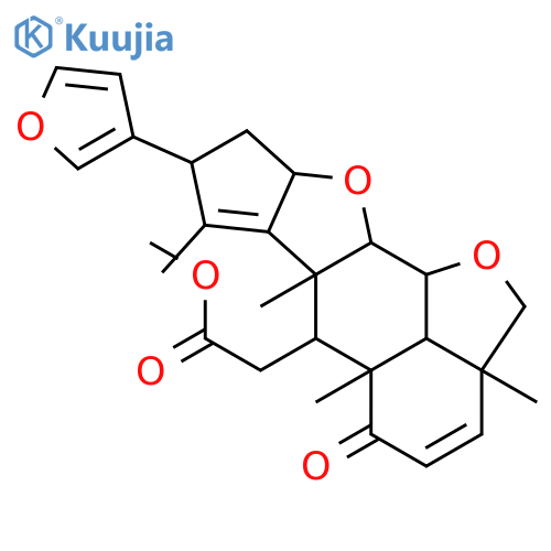 2H,5H-Cyclopenta[b]furo[2',3',4':4,5]naphtho[2,3-d]furan-6-aceticacid,8-(3-furanyl)-2a,5a,6,6a,8,9,9a,10a,10b,10c-decahydro-2a,5a,6a,7-tetramethyl-5-oxo-,methyl ester, (2aR,5aR,6S,6aR,8R,9aR,10aS,10bR,10cS)- structure