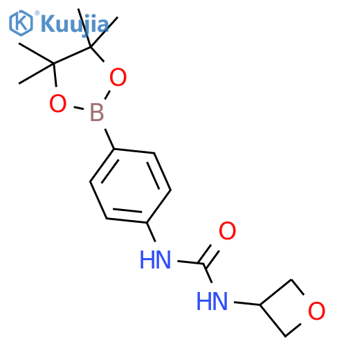 1-(Oxetan-3-yl)-3-(4-(4,4,5,5-tetramethyl-1,3,2-dioxaborolan-2-yl)phenyl)urea structure