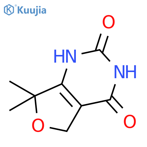 7,7-Dimethyl-1H,2H,3H,4H,5H,7H-furo[3,4-d]pyrimidine-2,4-dione structure