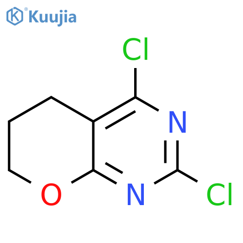 2,4-dichloro-5H,6H,7H-pyrano[2,3-d]pyrimidine structure