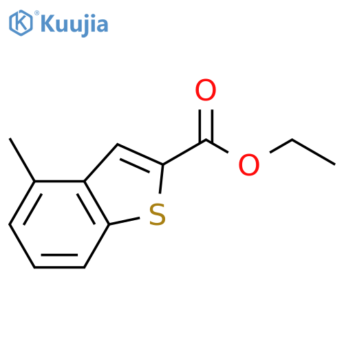 Ethyl 4-methylbenzo[b]thiophene-2-carboxylate structure