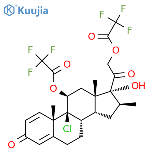Beclomethasone 11,21-Ditrifluoroacetate structure